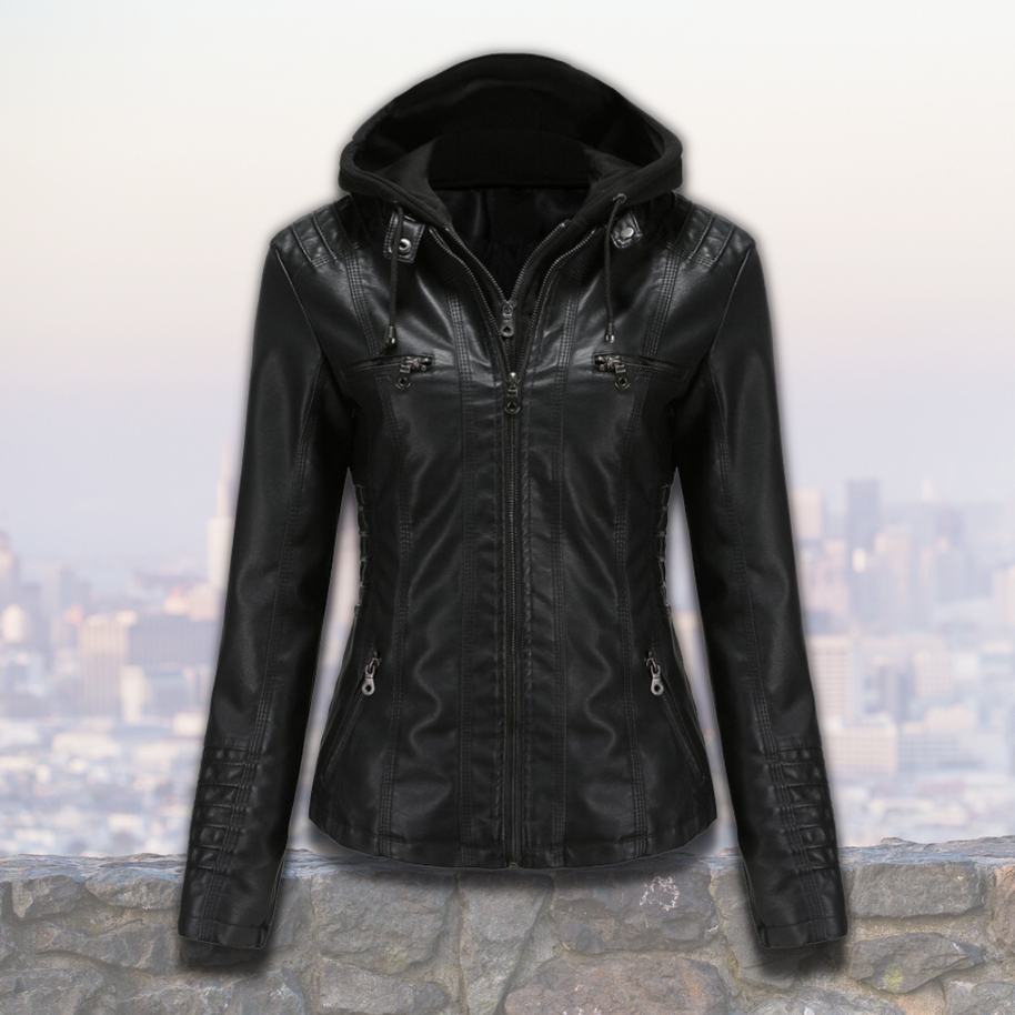 Bequeme Lederjacke