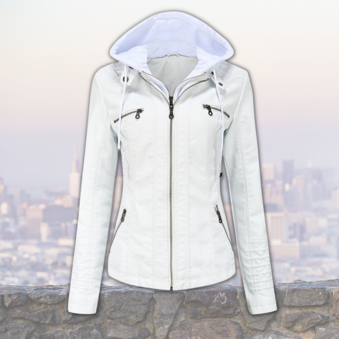 Bequeme Lederjacke