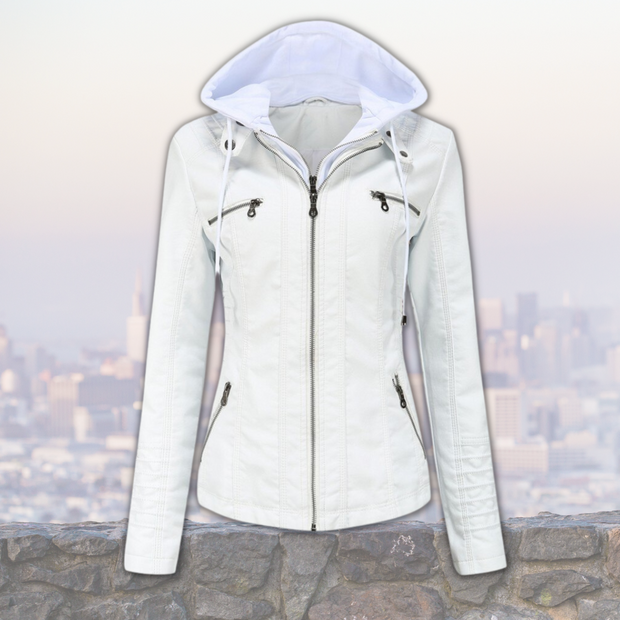 Bequeme Lederjacke