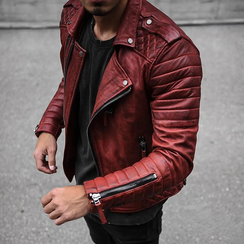 WW | Lederjacke - Hochwertiges Echtes Leder - Zeitloses Design - Perfekte Passform