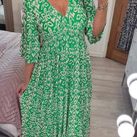 Bohème Langes Kleid
