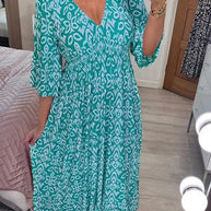 Bohème Langes Kleid