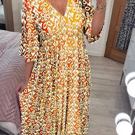 Bohème Langes Kleid