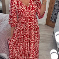 Bohème Langes Kleid