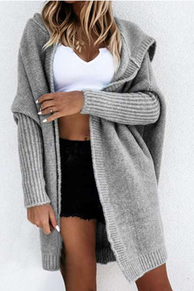 WW | Rever Geflochtene Chic Strickmantel