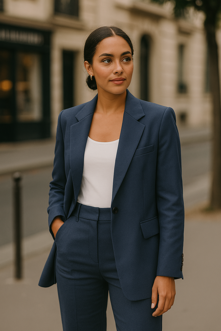 W&W Mode | Zweiteiler Anzug Eleganter & Bequemer Freizeitanzug Mit Weitem Schnitt