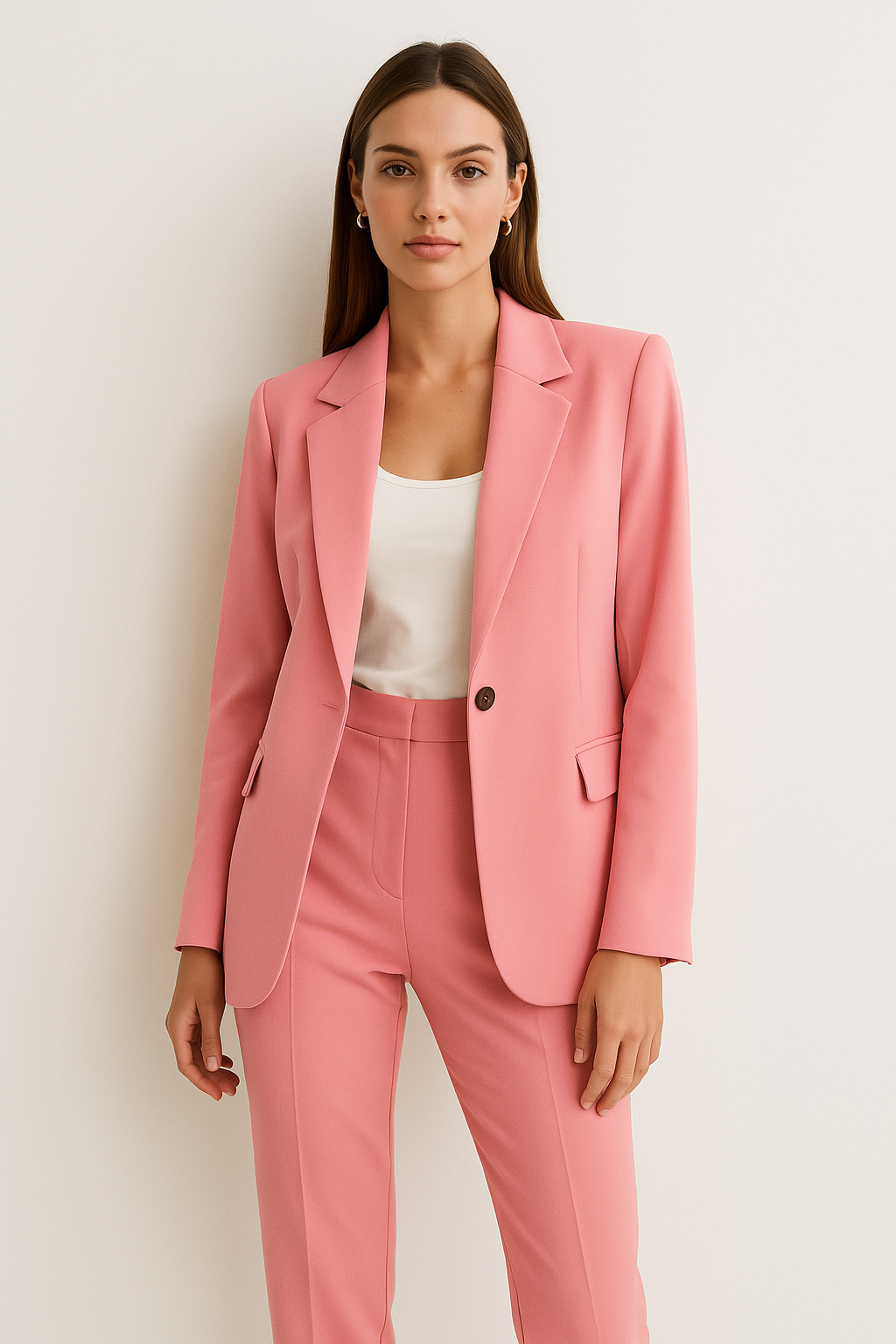 W&W Mode | Zweiteiler Anzug Eleganter & Bequemer Freizeitanzug Mit Weitem Schnitt