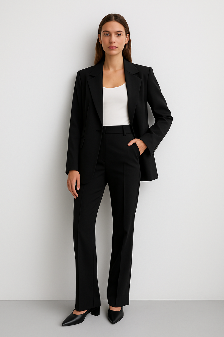 W&W Mode | Zweiteiler Anzug Eleganter & Bequemer Freizeitanzug Mit Weitem Schnitt