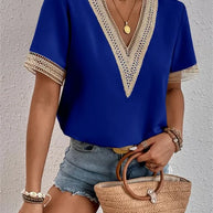 WW | V-Ausschnitt-Top im eleganten Stil