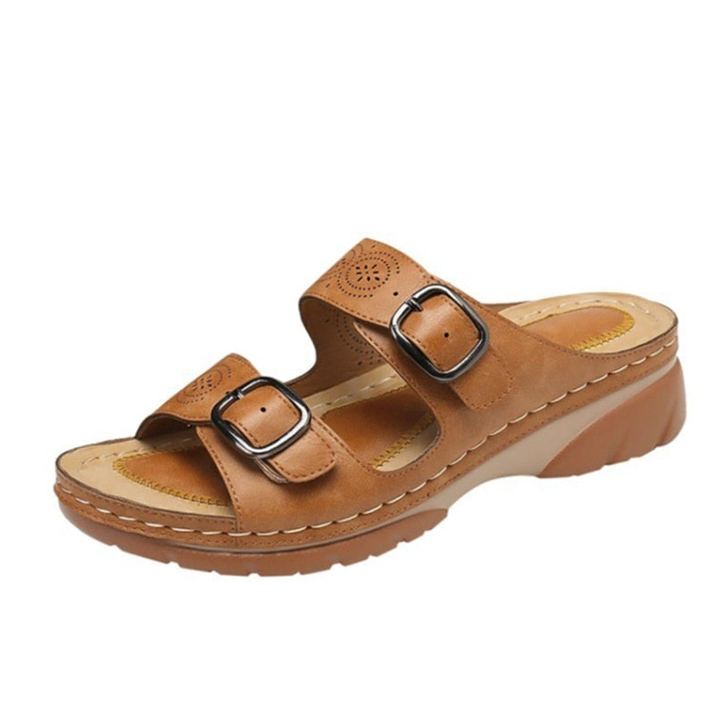 WW | Riemensandalen Sommerschuhe Orthopädische Slipper Damen