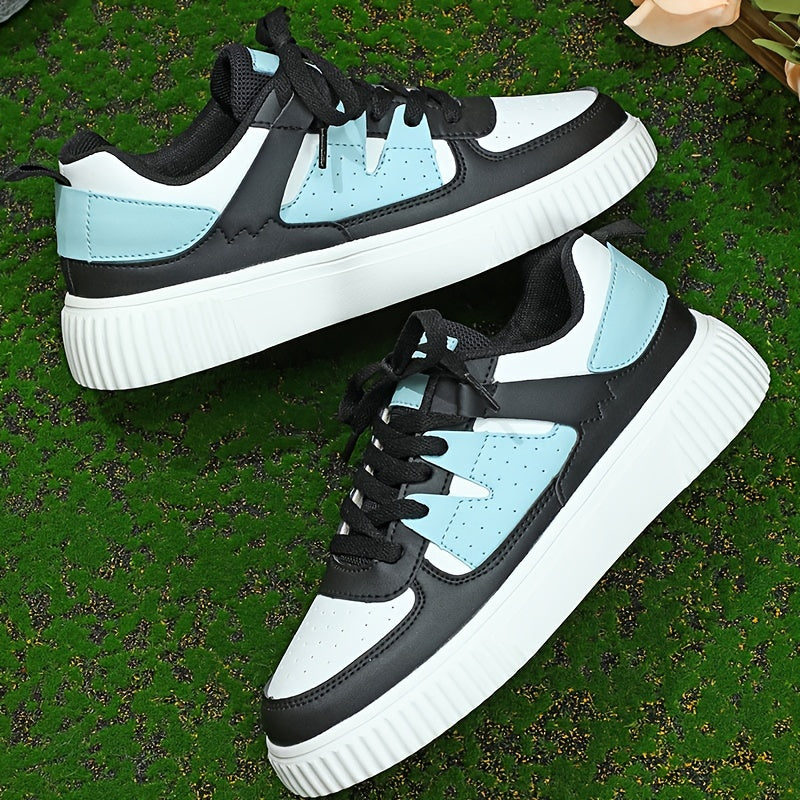 W&W Mode | Farbblock Schnürschuhe Skateschuhe Freizeit Sneakers