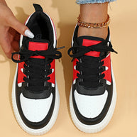 WW | Farbblock Schnürschuhe Skateschuhe Freizeit Sneakers