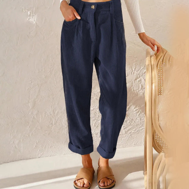 WW | Elegante Hochbundhose aus Cord