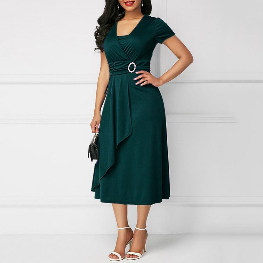 WW - Elegantes Gürtelkleid für Damen