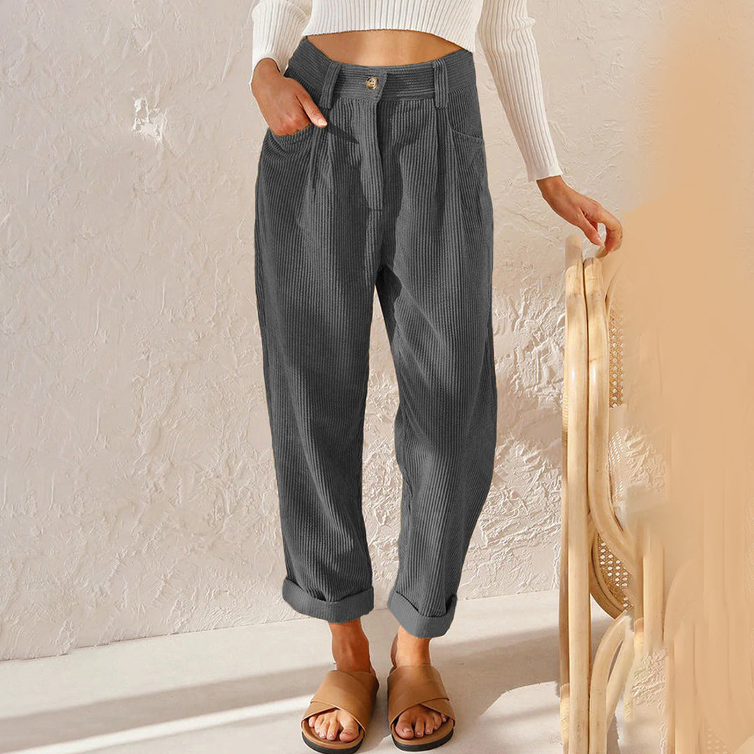 WW | Elegante Hochbundhose aus Cord