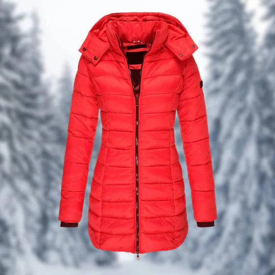 WW - Puffer - mit Kapuze - Winterjacke - Damenbekleidung