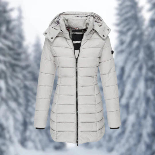 WW - Puffer - mit Kapuze - Winterjacke - Damenbekleidung