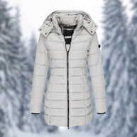 WW - Puffer - mit Kapuze - Winterjacke - Damenbekleidung