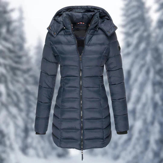 W&W Mode - Puffer - mit Kapuze - Winterjacke - Damenbekleidung