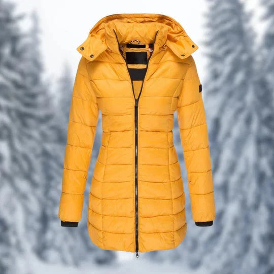 W&W Mode - Puffer - mit Kapuze - Winterjacke - Damenbekleidung