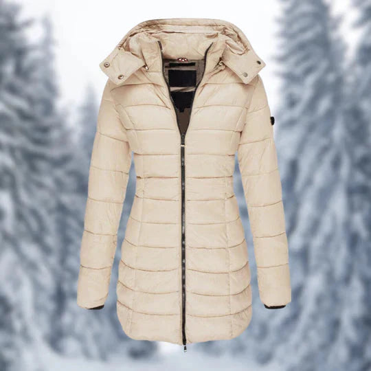 WW - Puffer - mit Kapuze - Winterjacke - Damenbekleidung