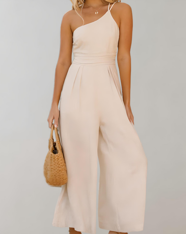 WW | Eleganter Jumpsuit mit Asymmetrischem Träger