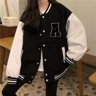 WW | Koreanische Mode Frauen Baseball Jacke