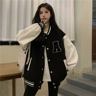 WW | Koreanische Mode Frauen Baseball Jacke