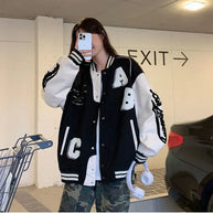 WW | Damen Vintage Bomber Baseballjacke Plus-Size