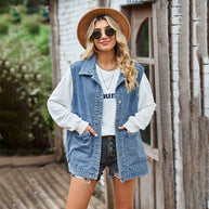 WW | Ärmellose Übergröße Damenweste