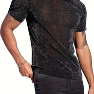 WW | Sexy Semi Runde Hals T-shirt Für Männer