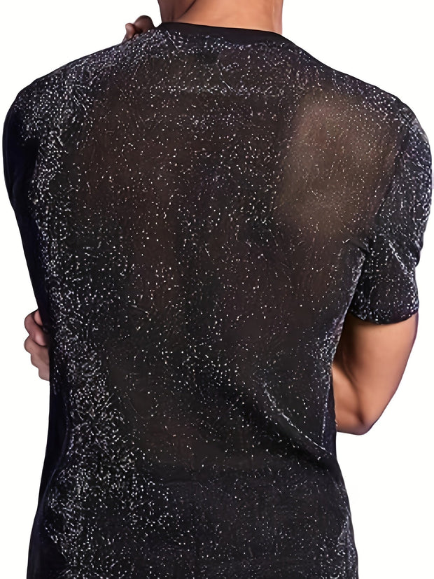 WW | Sexy Semi Runde Hals T-shirt Für Männer