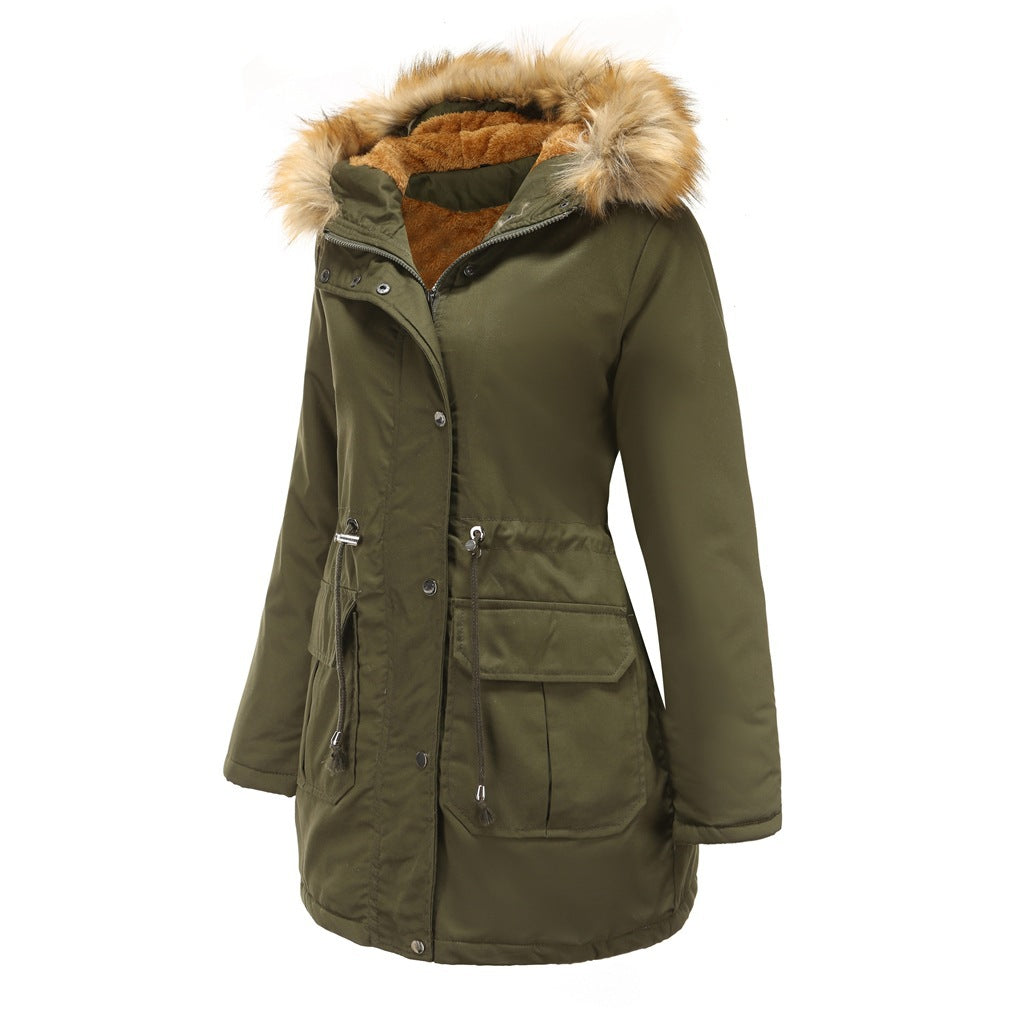 WW | Winterparka mit Kunstfell und Teddy-Fütterung