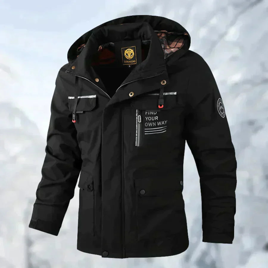 W&W Mode | Wasserdichte Outdoorjacke Für Herren