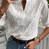 WW | Elegantes Top Mit V-Ausschnitt