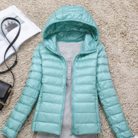 WW | Kapuze Leichtgewicht Pufferjacke Winterjacken Damen