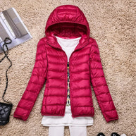 WW | Kapuze Leichtgewicht Pufferjacke Winterjacken Damen