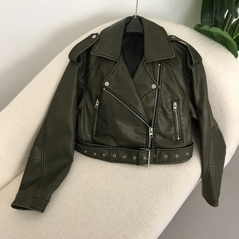 WW | elegante Lederjacke für den Frühling
