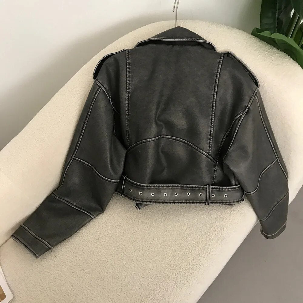 WW | elegante Lederjacke für den Frühling