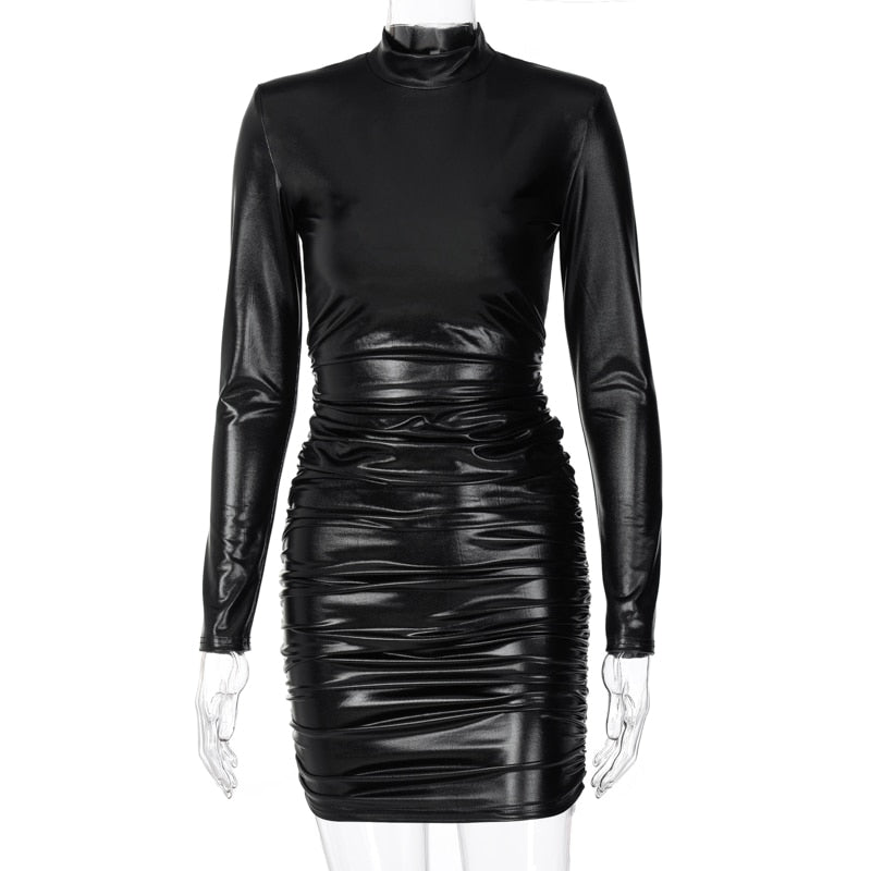 W&W | Chic Fit Lederkleid