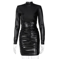 W&W | Chic Fit Lederkleid