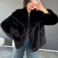 WW | Warme Pelzjacke für Damen im stilvollen Design