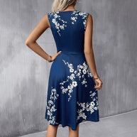 WW | Damen Knielanges Sommerkleid Midi