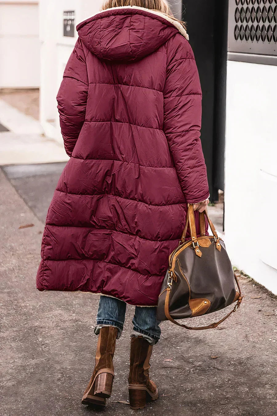 W&W Mode | Eleganter Doppelseitiger Warmer Parka