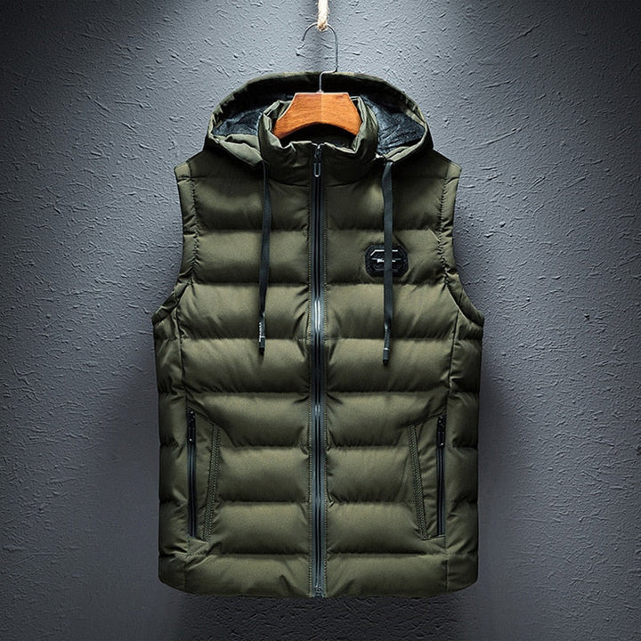 W&W Mode | Ärmellose Fleece Weste Mit Reißverschluss Für Herren