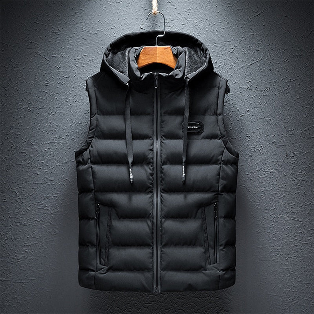 W&W Mode | Ärmellose Fleece Weste Mit Reißverschluss Für Herren