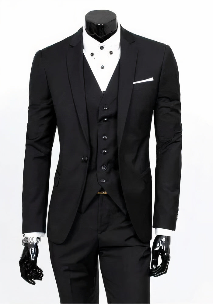 W&W Mode | Eleganter 3 Teiliger Herrenanzug