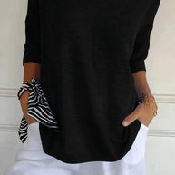 Gestricktes Top mit V-Ausschnitt für Damen