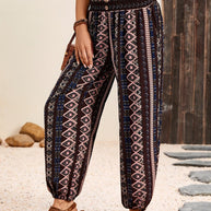 Stilvolle Hose mit Boho-Print