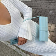 Jean™ - Schickes Midikleid mit geripptem V-Ausschnitt